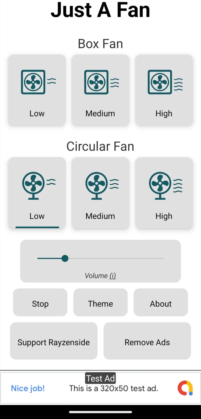 Just A Fan - Real Fan Noise screenshot