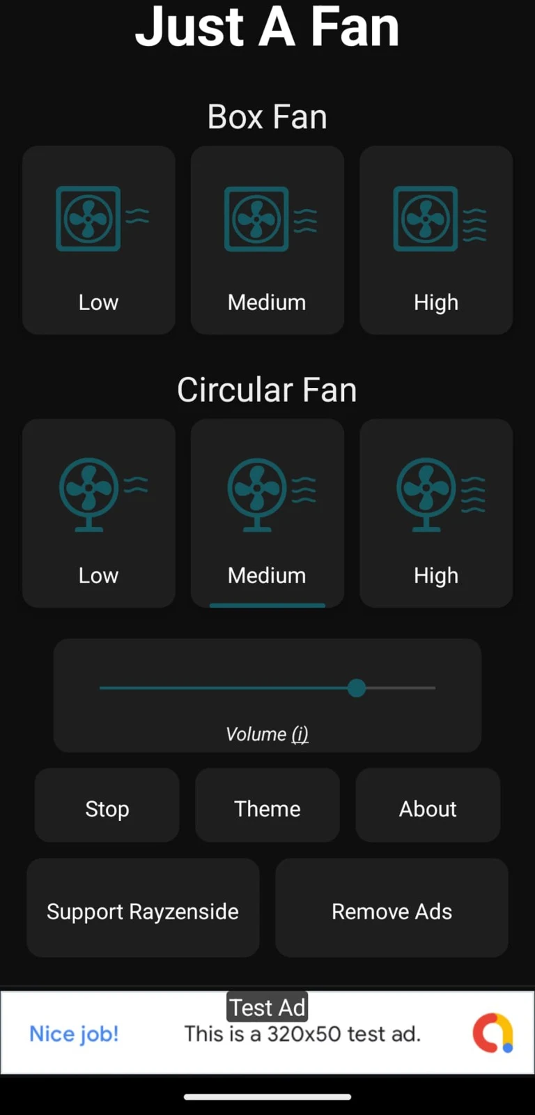 Just A Fan - Real Fan Noise screenshot