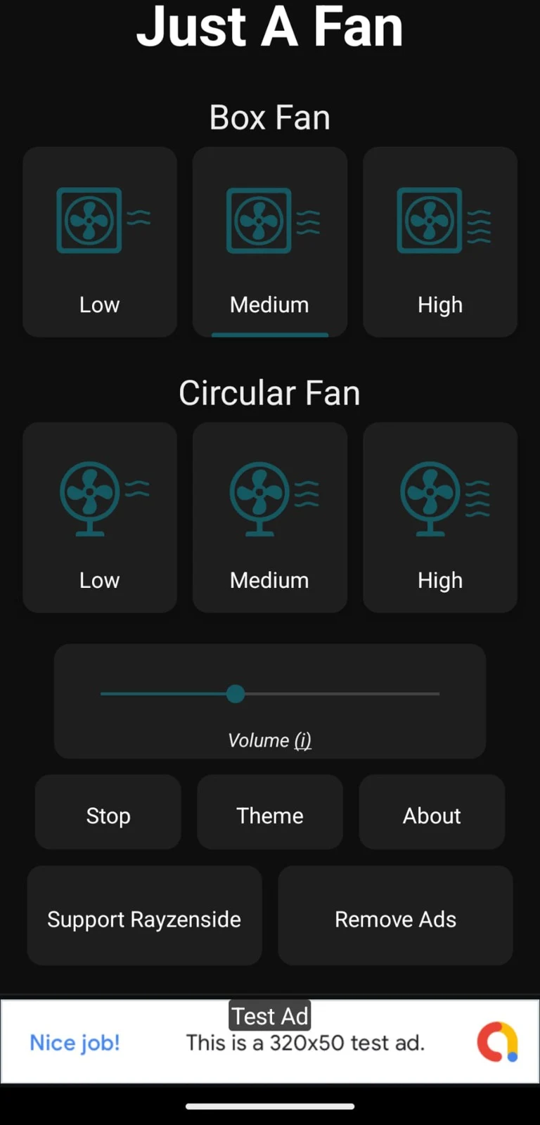 Just A Fan - Real Fan Noise screenshot